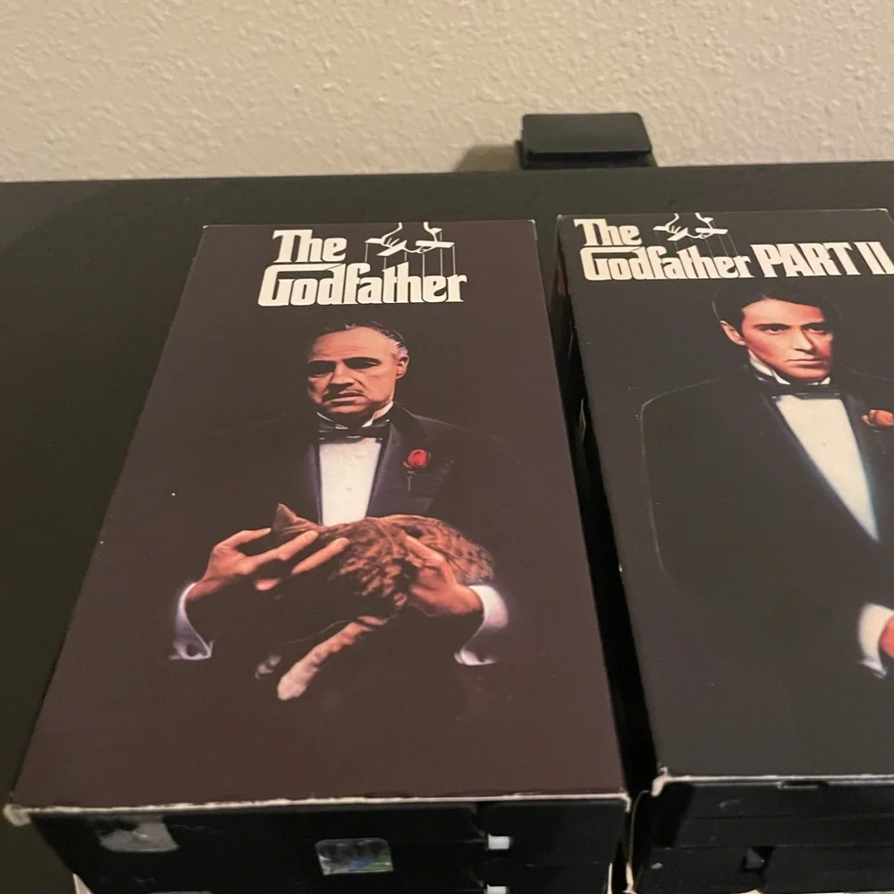 The Godfather Trilogy VHS Set